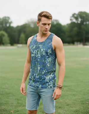 Alexandrite Veil Tank Top Men's Tank Top — Dripper