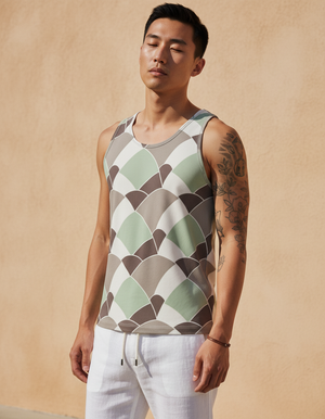 Men's White Onyx Kaze tank tops