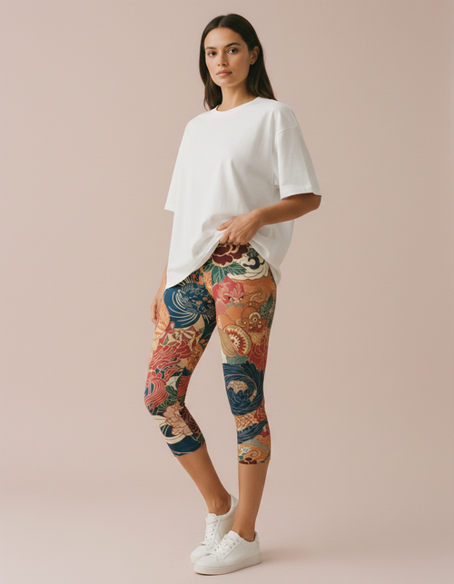 Amaranth Nami Capri Leggings Capri Leggings — Dripper