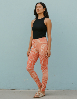 Coral Rani leggings