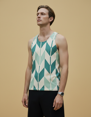 Men's Jelly Mint Kaze men's tank tops