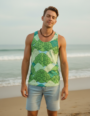 Men's Jelly Mint Zenith tank tops