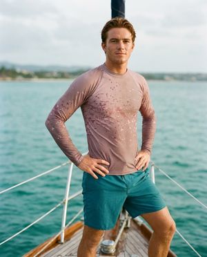 Men's Burnished Lilac Riptide men's rashguards