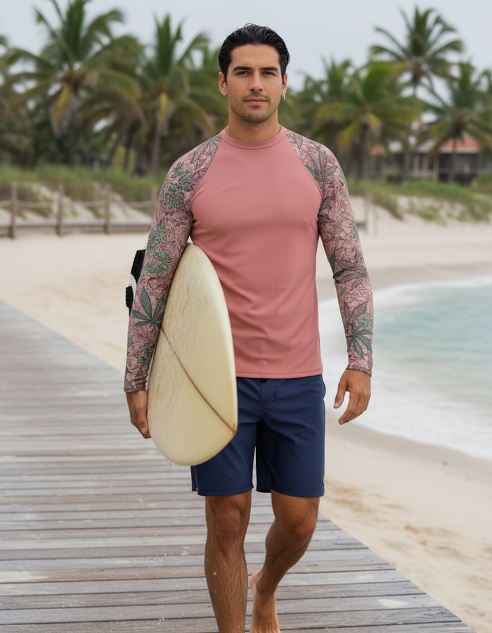 Rashguard — Men's Tea Rose Kumo