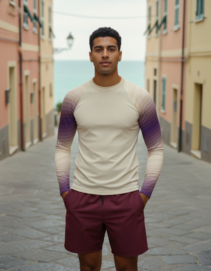 Angora Ripple Rash Guard Men's Rashguard — Dripper