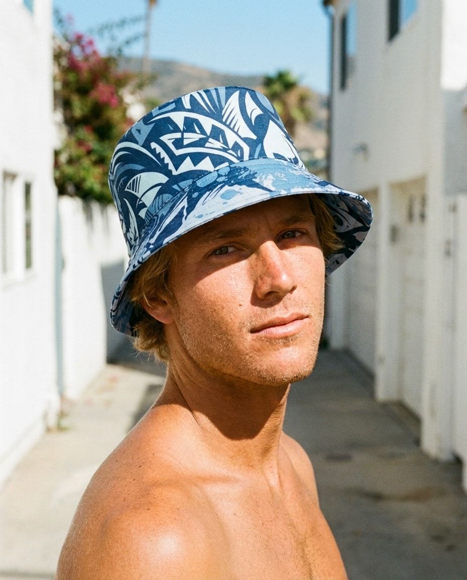 Blue Aura Mana Lehua bucket hats — view 1 of 2