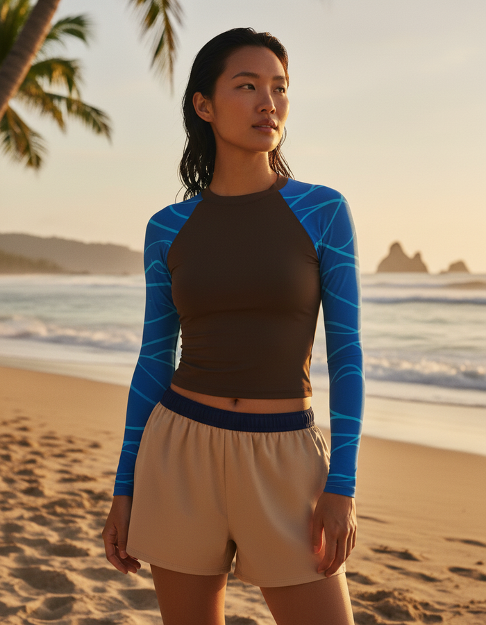 Rashguard — Women's Aqua