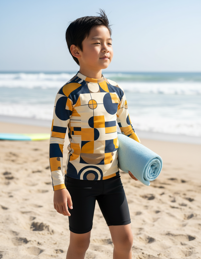 Rashguard — Kids Lemon Yellow Form