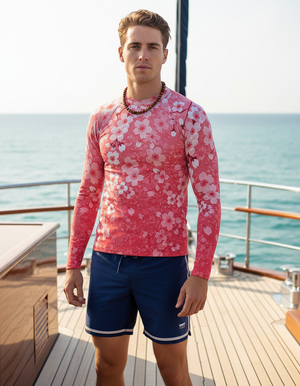 Petal Rash Guard Men's Rashguard — Dripper