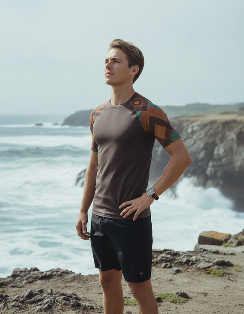 Horizon Rash Guard Men's Rashguard — Dripper