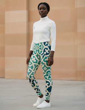 Transformative Teal Mosaic Leggings bikini — Dripper
