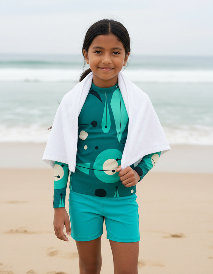 Rashguard — Kids Turquoise