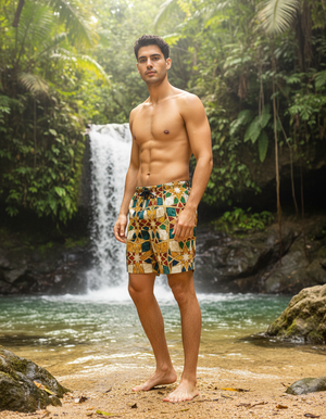 Zahara Men's Swim Trunks Men's Swim Trunks — Dripper