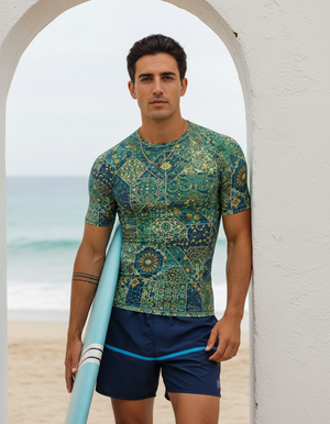 Riad Rash Guard Men's Rashguard — Lolekai