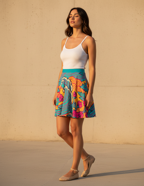 Sakura Skater Skirt Skater Skirt — Dripper