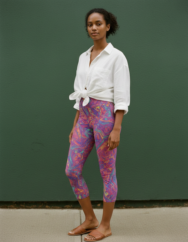 Y2k Collection capri yoga leggings