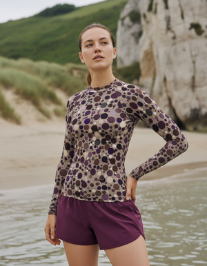 Angora Dapple Rash Guard Women's Rashguard — Dripper