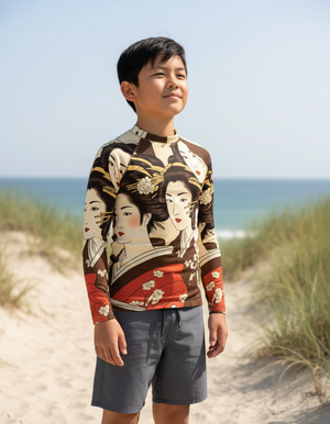Youth Coffee Bean Yume youth rashguards