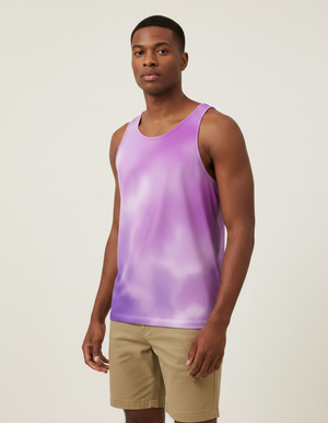 Men's Burnished Lilac Frostbite tank tops