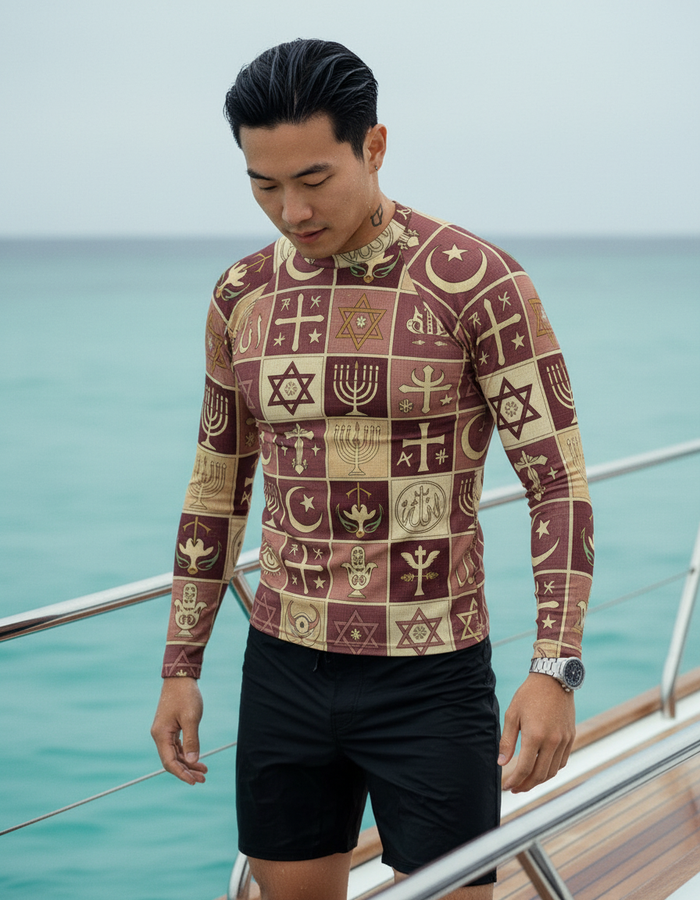 Rashguard — Men's Dusty Rose Unity