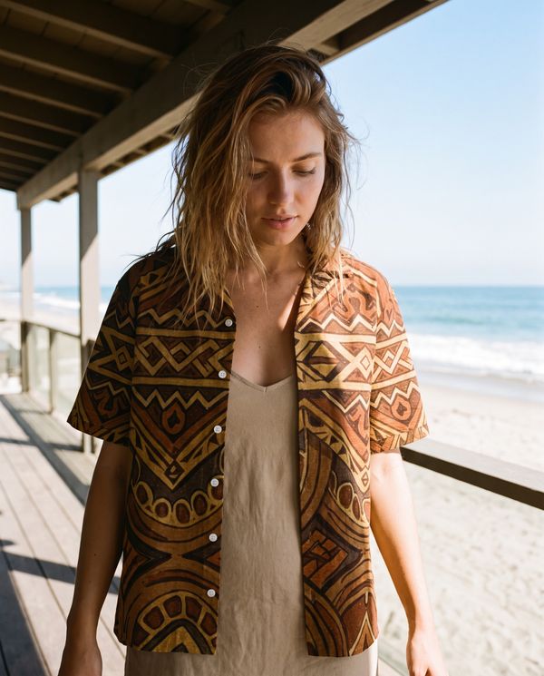 Polynesian Collection women's hawaiian shirts