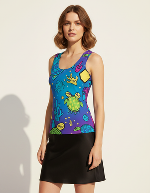 Coral Tank Top Women's Tank Top — Dripper