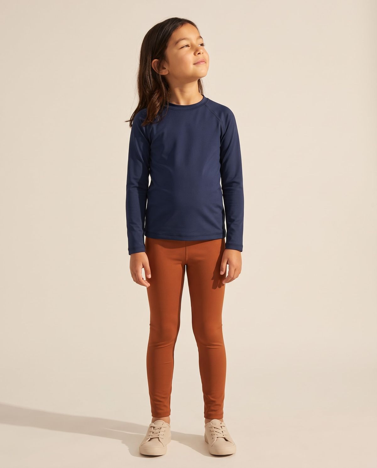 Burnt Sienna Girls Leggings Girls Leggings — Lolekai