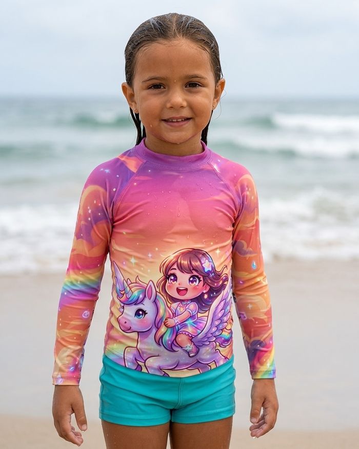 Rashguard — Girls Skyrider