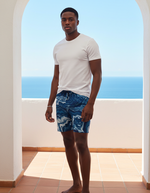 Vein men's swim trunks