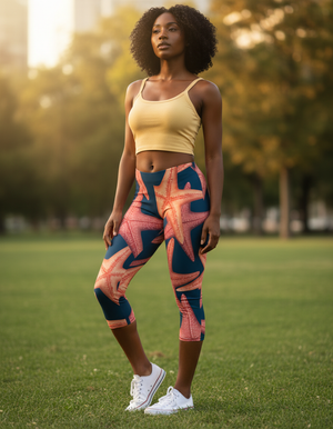 Starfish Collection Capri Leggings capri leggings
