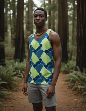 Men's Lime Kaze men's tank tops