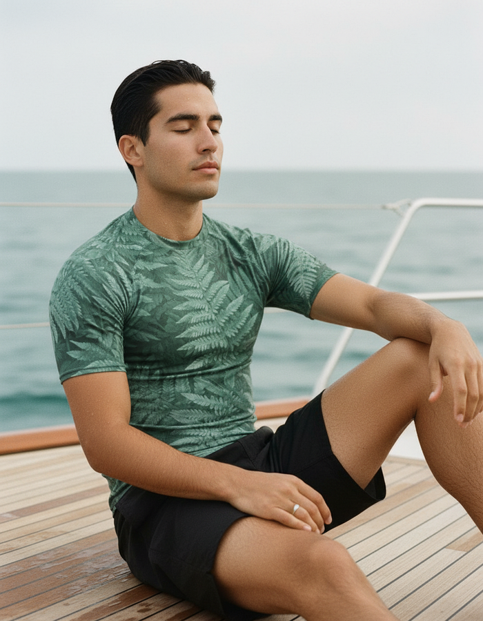 Rashguard — Men's Jelly Mint Emerald
