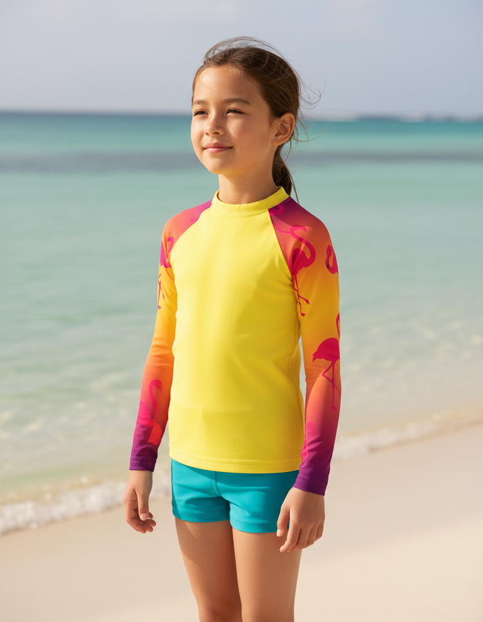 Rashguard — Kids Coral