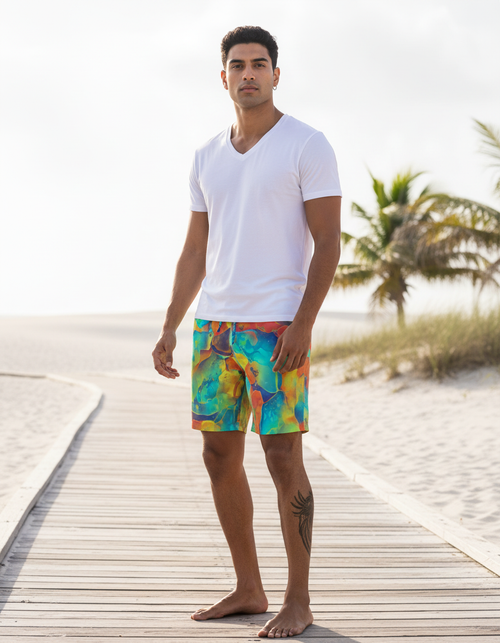 Lustre Men's Swim Trunks Men's Swim Trunks — Dripper