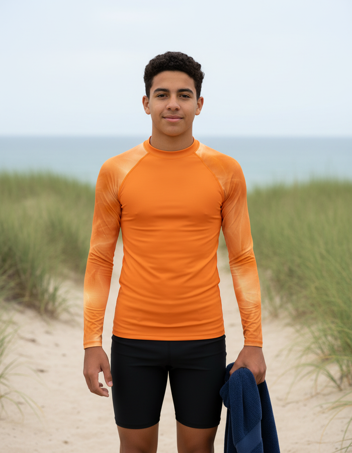 Rashguard — Youth Citrus Orange Frost