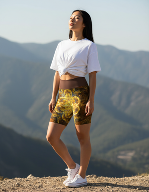 Rhea Yoga Shorts Yoga Shorts — Dripper