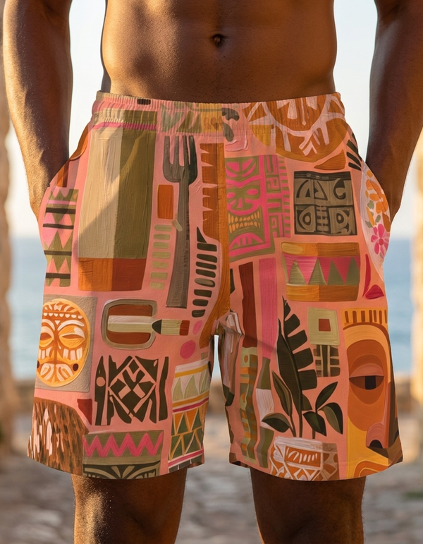 Men's Swim Trunks in Lehua