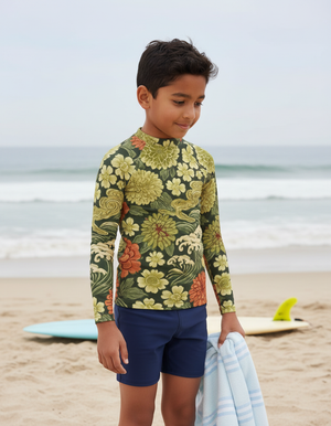 Acacia Edo Rash Guard Kids Rash Guard — Dripper