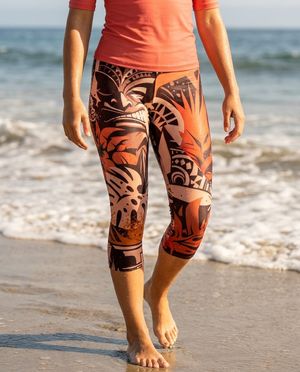 Makani Lehua swim & gym leggings