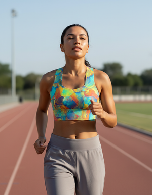 Lustre Sports Bra Longline Sports Bra — Dripper