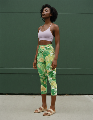 Runway Emerald Sakura leggings