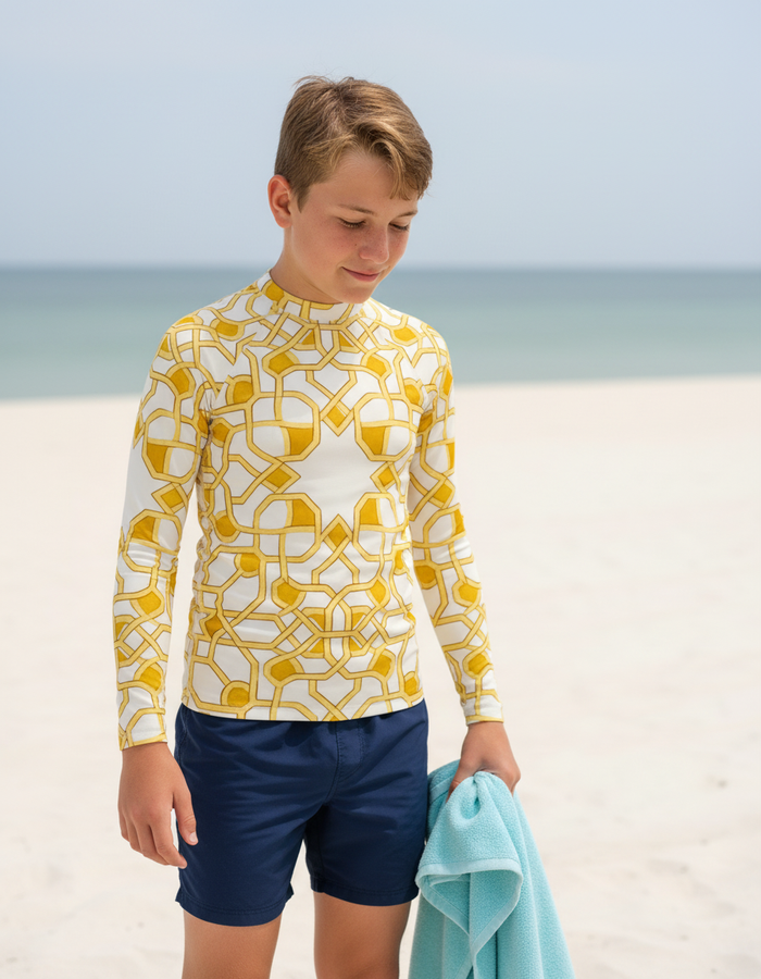 Rashguard — Youth Lemon Yellow Albaicín