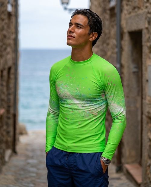 Neon Green Pixelate