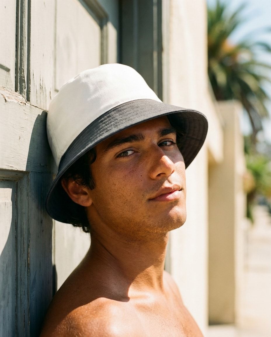 Graphite & Silver bucket hats