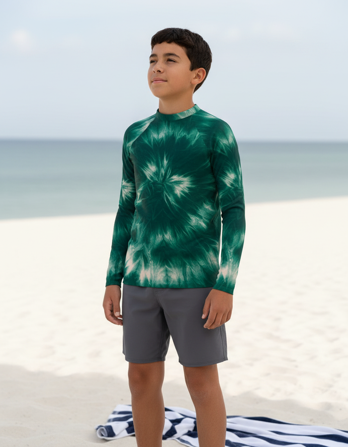 Rashguard — Youth Alexandrite Glacier