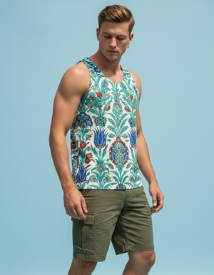 Mosaic Tank Top Men's Tank Top — Dripper