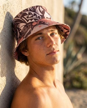 Burnished Lilac Mana Lehua bucket hats