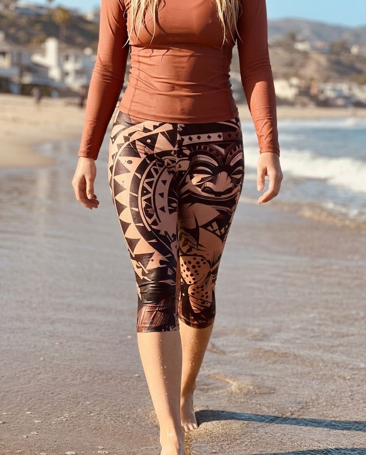 Koa Lehua swim & gym leggings