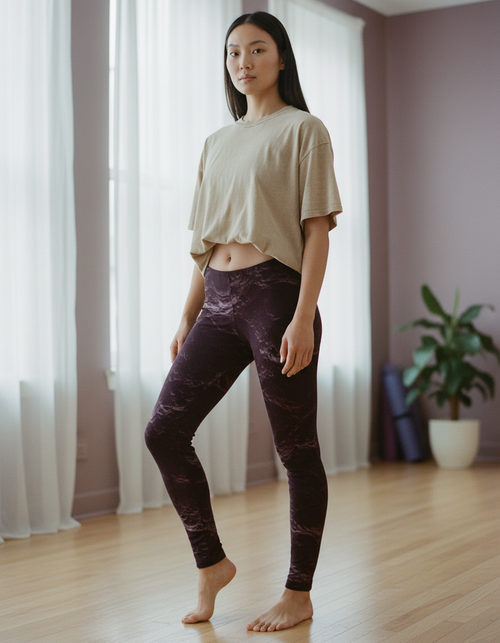 Amaranth Eclipse Leggings Women's Leggings — Dripper