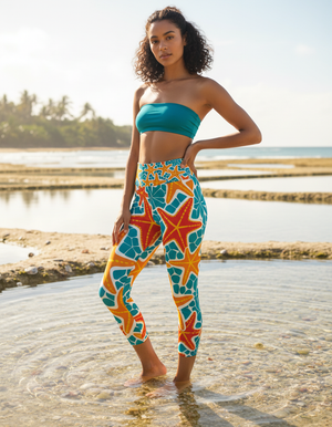 Celeste Capri Yoga Leggings Capri Yoga Leggings — Dripper